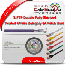 Structure Cabling S/FTP Double Fully Shielded Twisted 4 Pairs Category 6A Patch Cord